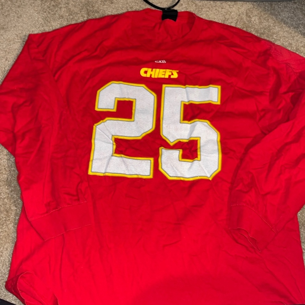 Red Chiefs long sleeve with Number 25